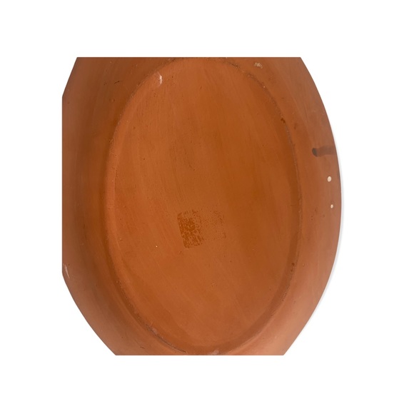 Mexican Pottery Fish Dish w/ Birds and Flowers Colorful & Hand-painted Ceramic - Picture 5 of 5